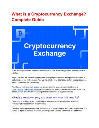 what is a cryptocurrency exchange complete guide
