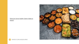 What Are Some Healthy Eating Habits to Adopt