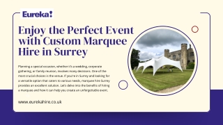 enjoy the perfect event with custom marquee hire