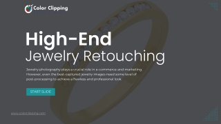 High-end jewelry retouching-color clipping