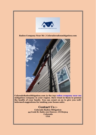 radon company near me coloradoradonmitigation com