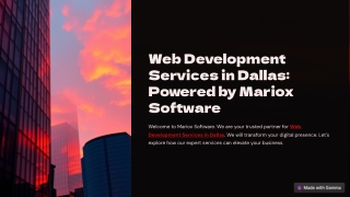 Elevate Your Online Web Development Services in Dallas