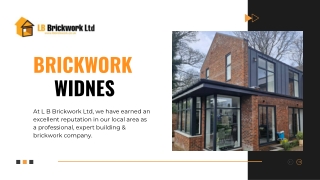 Brickwork Widnes.