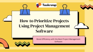 how to prioritize projects using project