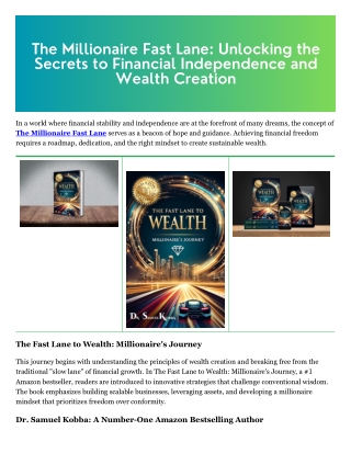 the millionaire fast lane unlocking the secrets