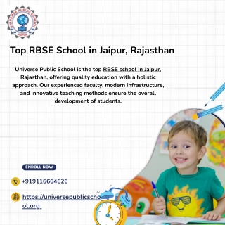 Top RBSE School in Jaipur, Rajasthan