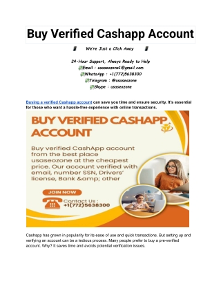buy verified cashapp account
