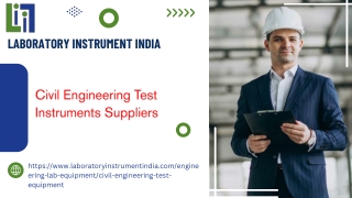 Civil Engineering Test Instruments Suppliers