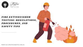 Fire Extinguisher Testing Adelaide--Taylor's Test & tag