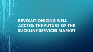 revolutionizing well access the future of the slickline services market