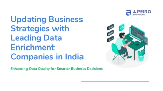 Updating Business Strategies with Leading Data Enrichment Companies in India