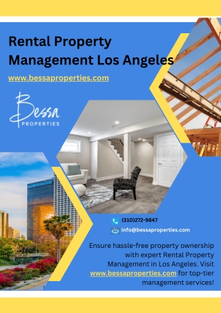Rental Property Management Los Angeles - bessaproperties.com