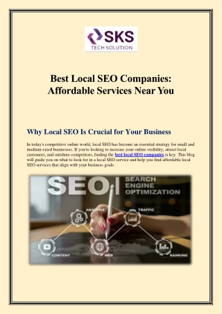 Best Local SEO Companies Affordable Services Near You