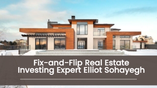 Elliot Sohayegh’s Impact on Real Estate and Community Development