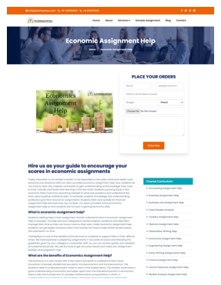 Economics Assignment Help That Simplifies Complex Concepts