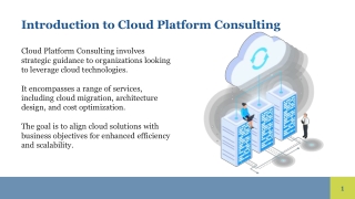 introduction to cloud platform consulting