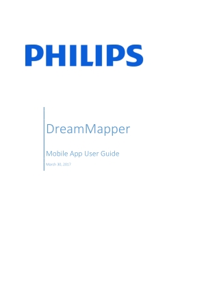dreammapper mobile app user guide