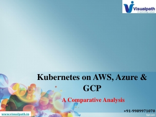 kubernetes on aws azure gcp