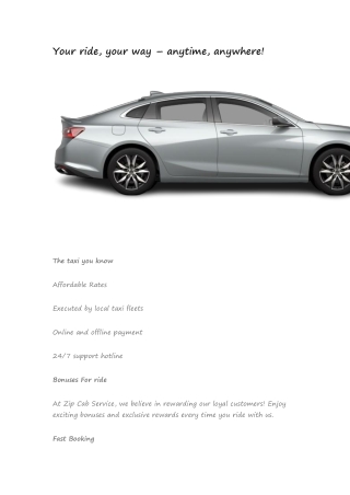 Your ride
