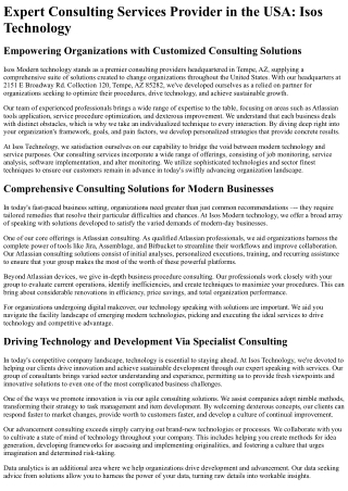 expert consulting services provider