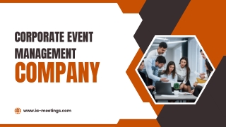 corporate event management company