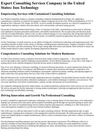 expert consulting services company in the united
