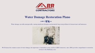 Water Damage Restoration Plano TX