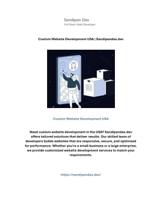Custom Website Development USA | Sandipandas.dev