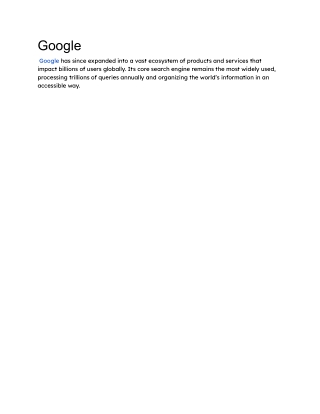 google