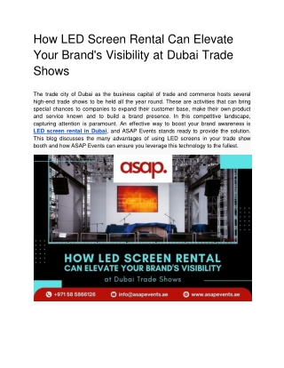 How LED Screen Rental Can Elevate Your Brand's Visibility at Dubai Trade Shows (1) (1)