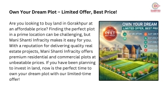 Own Your Dream Plot – Limited Offer, Best Price!