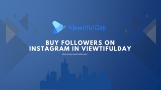 Buy Followers on Instagram in viewtifulday