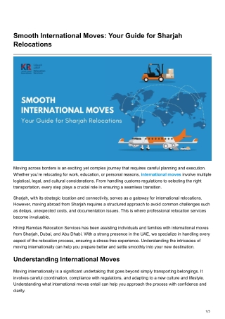 smooth international moves your guide for sharjah