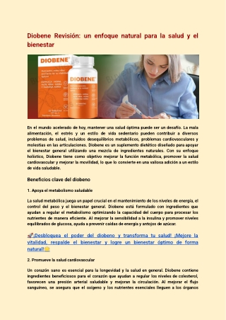 diobene revisi n un enfoque natural para la salud