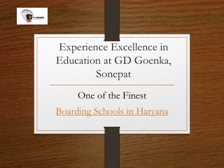 Experience Excellence in Education at GD Goenka, Sonepat