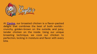 Indulge in Delicious American Food at Caylo’s | Caylos.com
