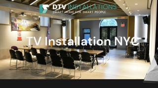 TV Installation NYC