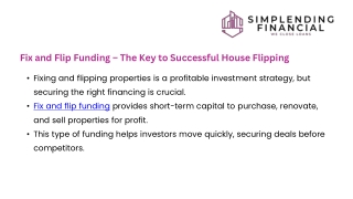 Fix and Flip Funding – The Key to Successful House Flipping