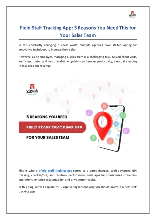 field staff tracking app 5 reasons you need this