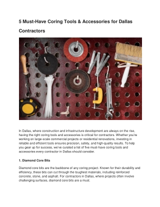 5-must-have-coring-tools-&-accessories-for-dallas-contractors