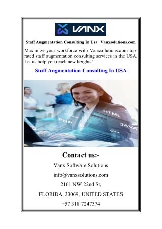 staff augmentation consulting
