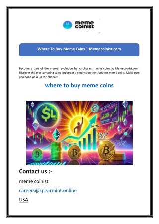 Where To Buy Meme Coins  Memecoinist