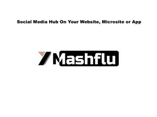 Mashflu Social Media Hub