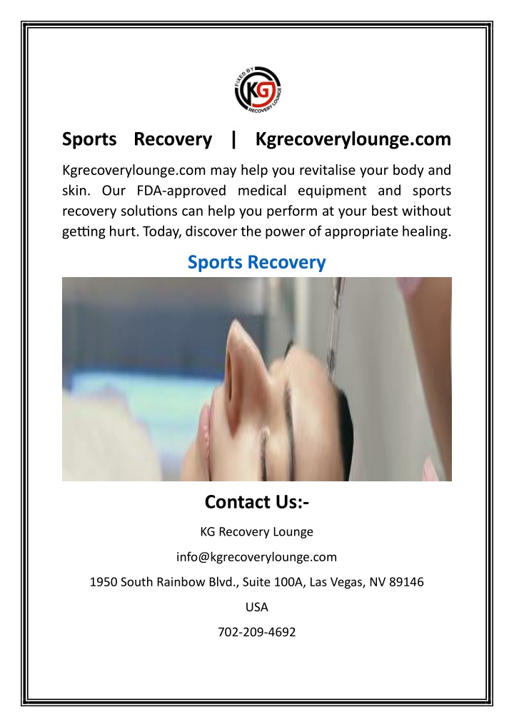 sports recovery kgrecoverylounge com