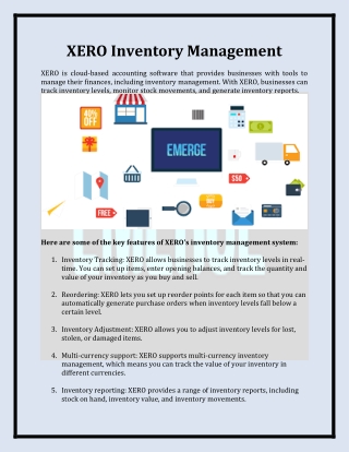 XERO Inventory Management