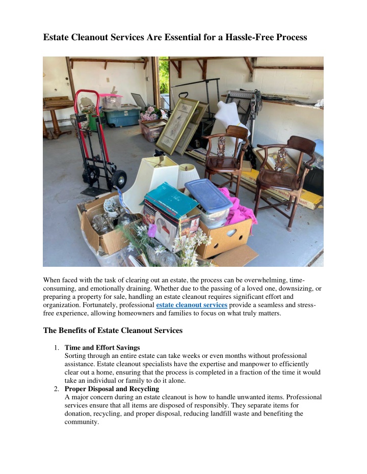 estate cleanout services are essential