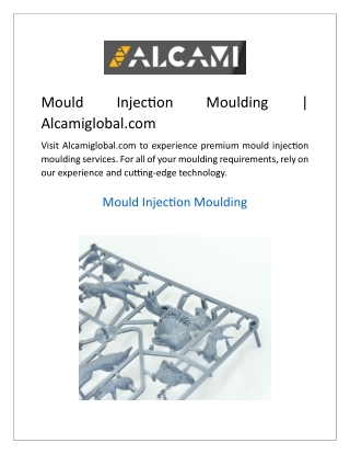 Mould Injection Moulding  Alcamiglobal