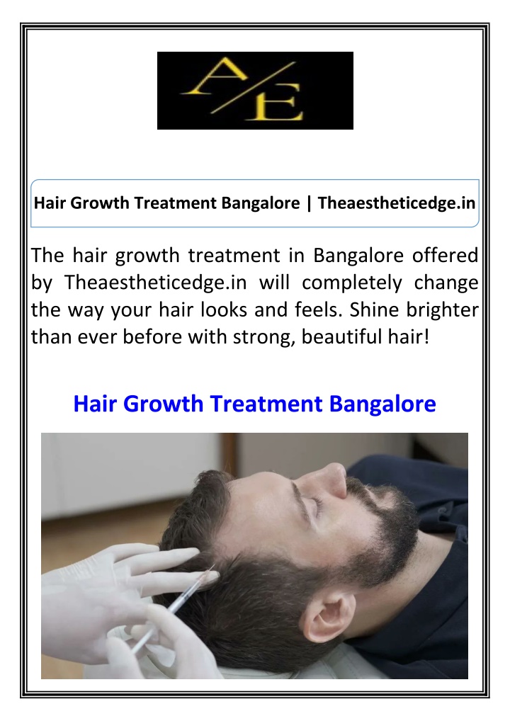 hair growth treatment bangalore theaestheticedge