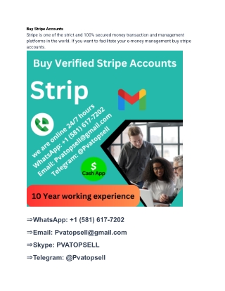 Buy Stripe Accounts in our website in 2025