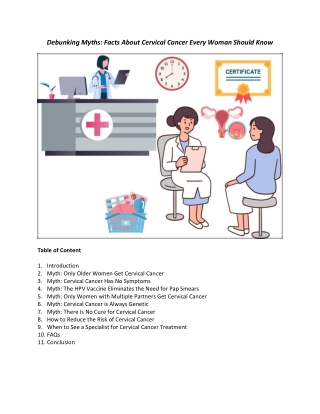 Debunking Myths & Facts About Cervical Cancer Every Woman Should Know